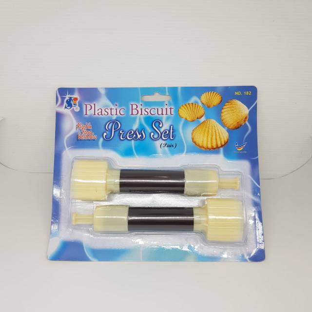 2 pc cetakan nastar kerang tekan press dorong semprit plunger kue kering biskuit 182 biscuit pump