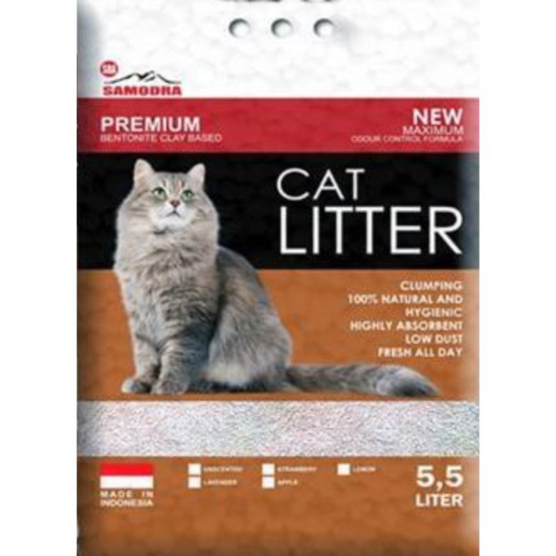 Pasir Kucing Gumpal Wangi Cat Litter Indocat Mr.Cat 5,5 Liter Premium Quality