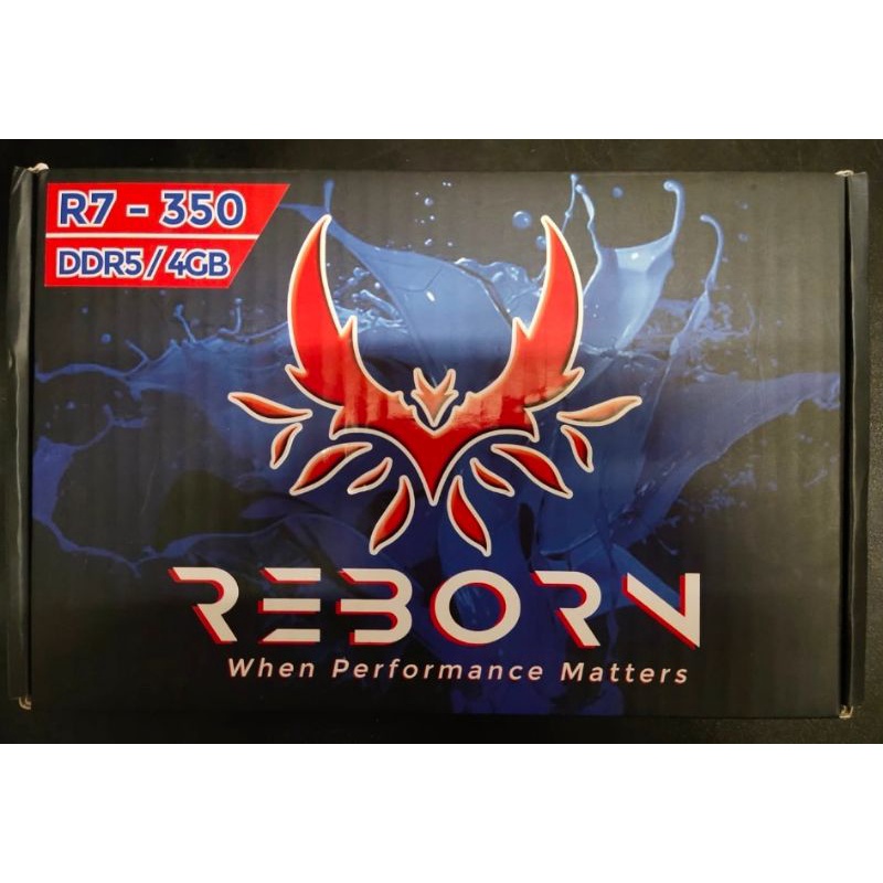 VGA AMD RADEON REBORN R7 350 DDR5 4GB 128BIT