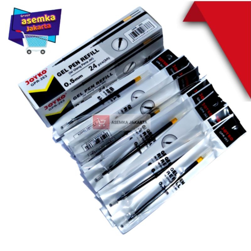 Gel Pen Refill Isi Ulang Pen Isi Pulpen Joyko GPR-263 0.5 mm