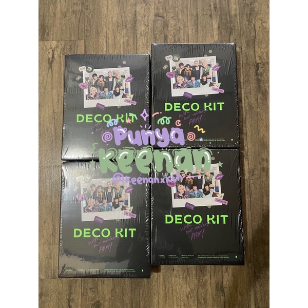 READY STOCK SEALED BTS DECO KIT