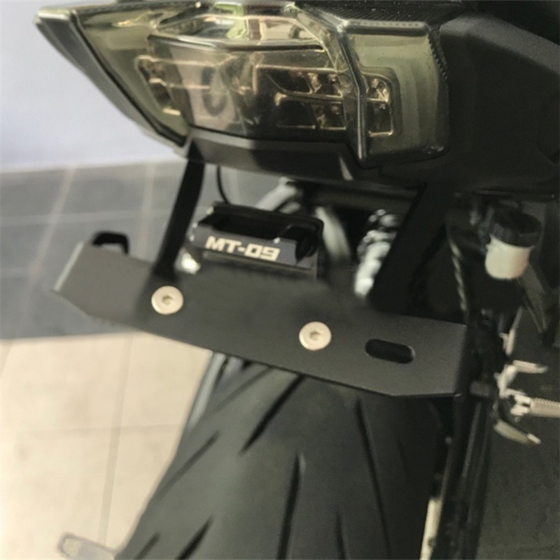 Zzz Bracket Frame Plat Nomor Bahan Aluminum Sudut Adjustable Untuk Motor