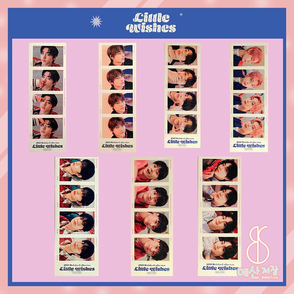 [BS] BISA COD 7pcs Photo Card Strip ENHYPEN LITTLE WISHES 2021 Kartu Foto Lomo Card - KP9109