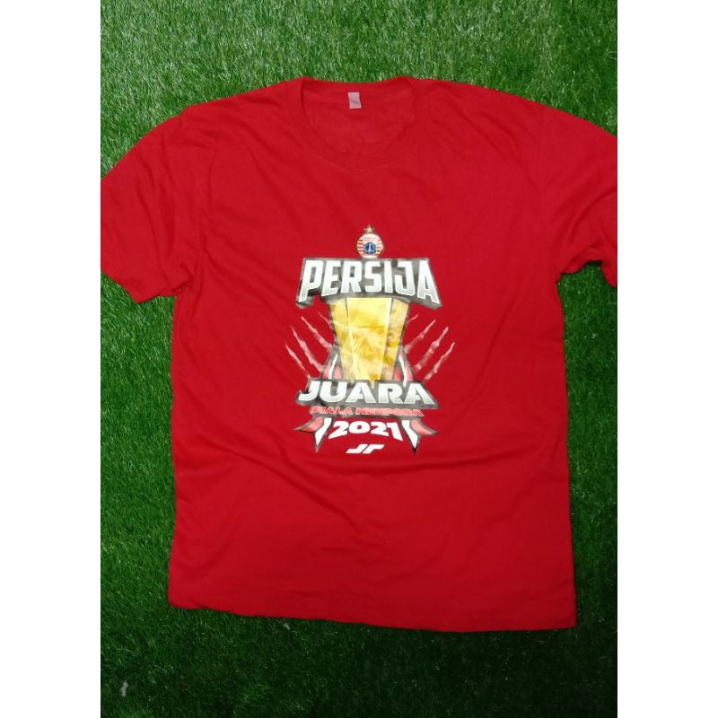 T-SHIRT PERSIJA CHAMPIONS PIALA MENPORA 2021