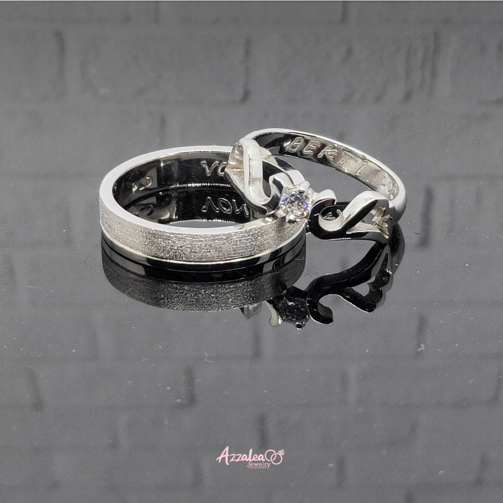 CINCIN SILVER NIKAH CINCIN SILVER TUNANGAN CINCIN SILVER COUPLE