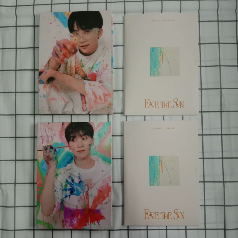 ALBUM BINDER SEVENTEEN FACE THE SUN FTS CARAT VERSI JEONGHAN SEUNGKWAN WITH BOOKLET