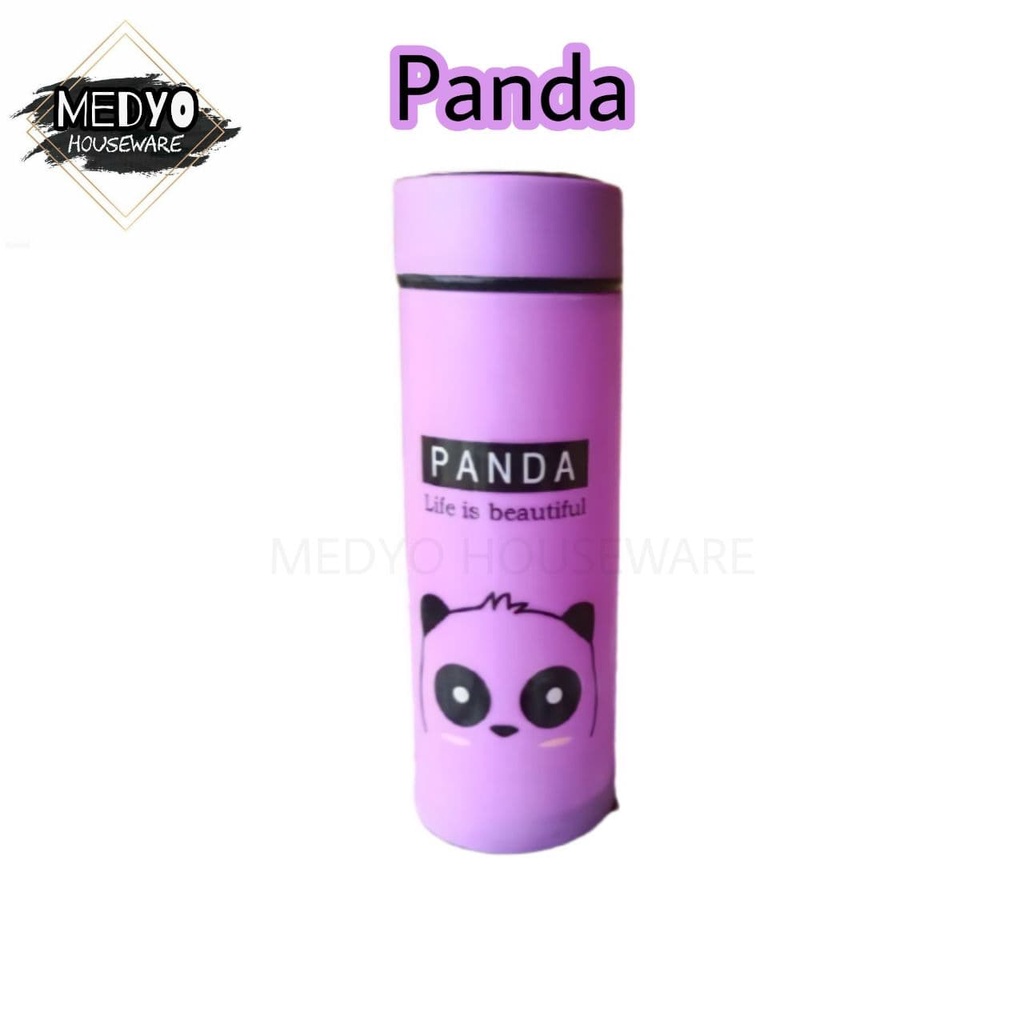 Botol Minum Kaca Termos Kaca Botol Air Unik Motif Animal 450ml-7