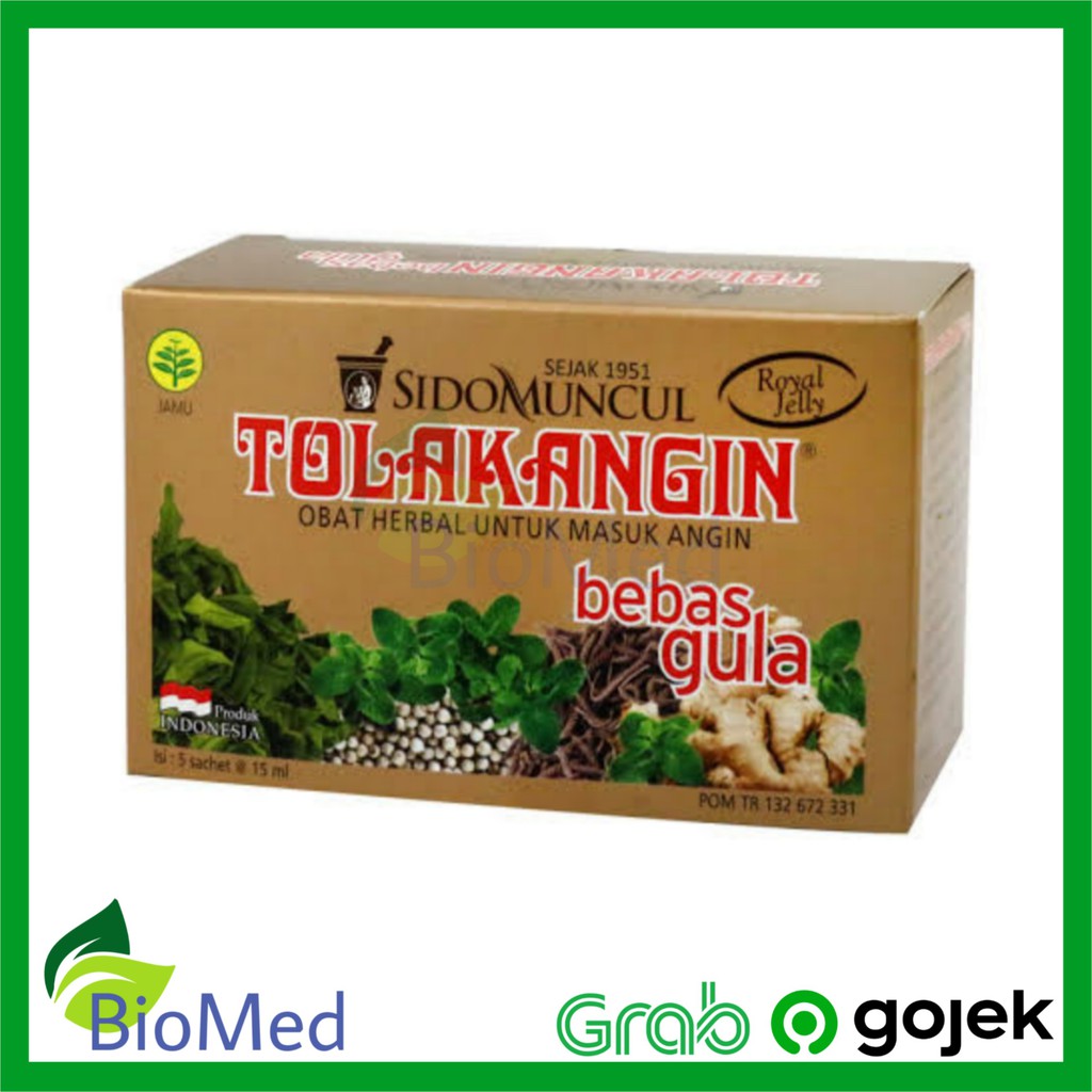 TOLAK ANGIN BEBAS GULA - Obat Masuk Angin Meriang Pusing Kembung