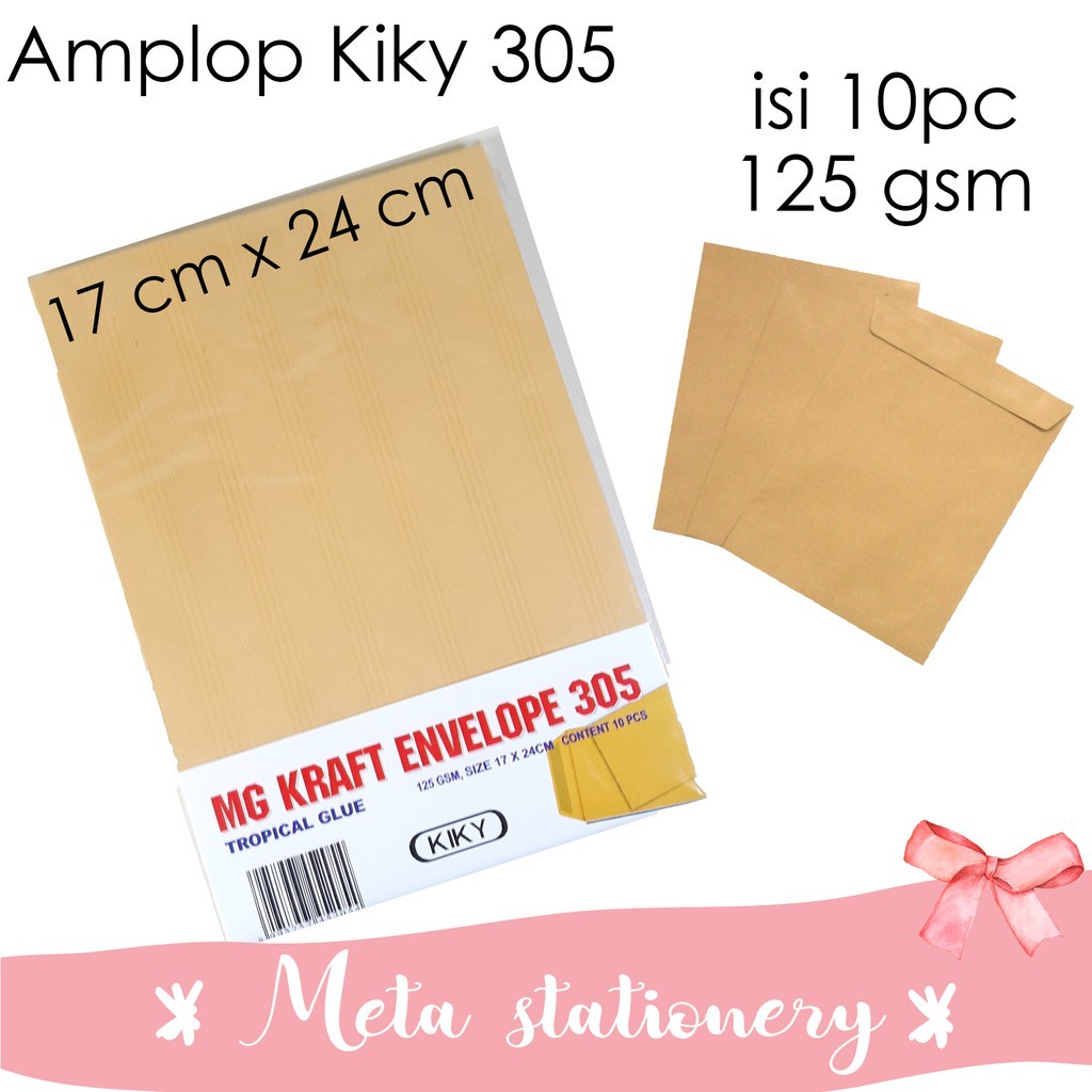 

Amplop Coklat Lem Kiky uk 305