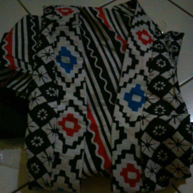 Cardi Tl Aserehe Outer Batik Wanita Modern Cantik Elegan Kondangan