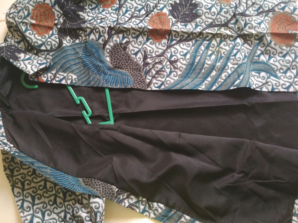 Uwer Merak Panjang Kemeja Batik Pria Full Furing Bahan Katun Cabut Primisima