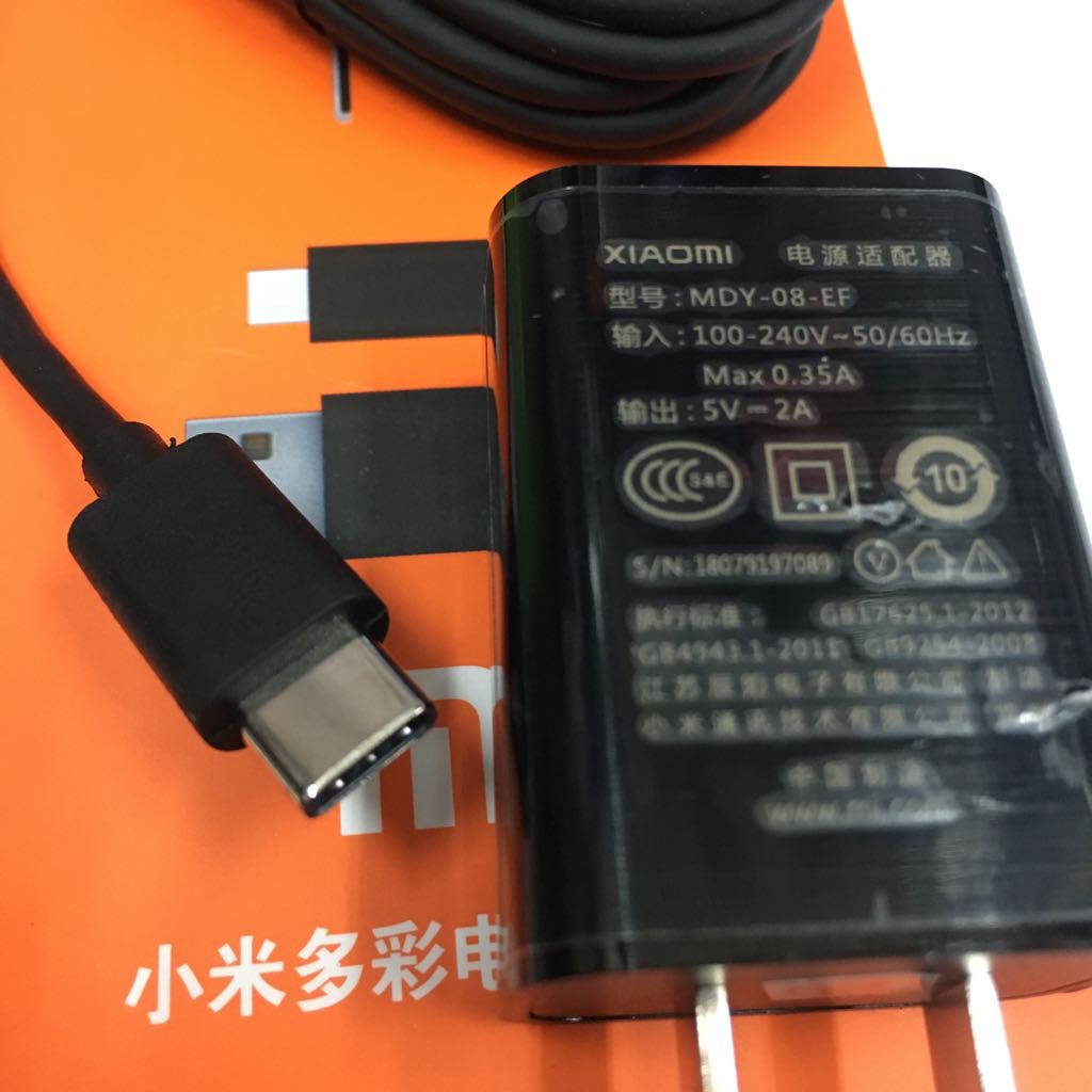 Charger Type C Original Mi Xiaomi Type C 2.A Fast Charging Travel Charger Kabel Data Type C