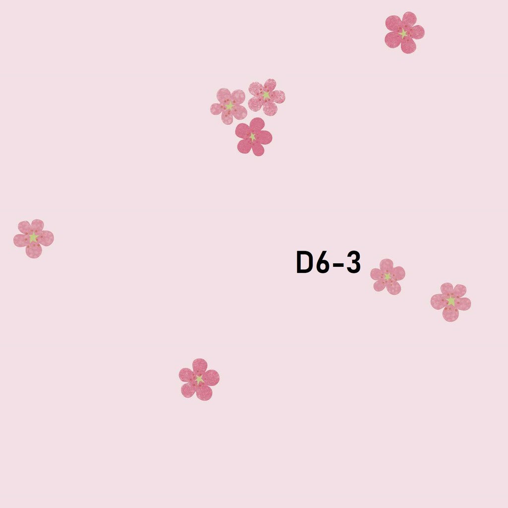 WALLPAPER DINDING MOTIF BUNGA SAKURA MINIMALIS