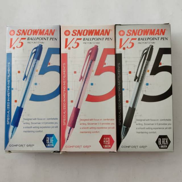 

Pulpen/Pena/Ballpoint Snowman V-5