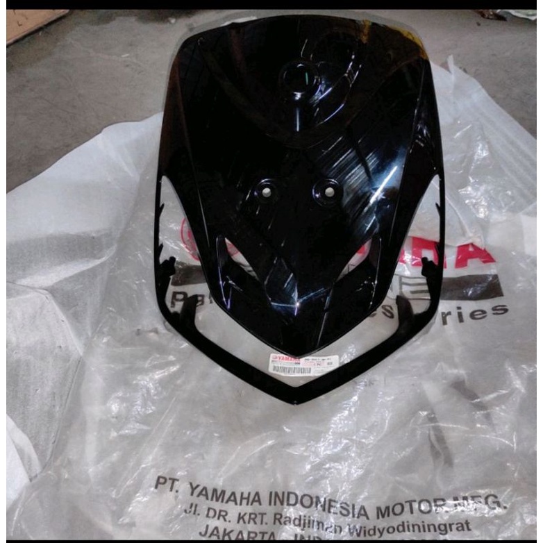 TAMENG DEPAN MIO SPORTI TIPE SMILE ORIGINAL YAMAHA HITAM