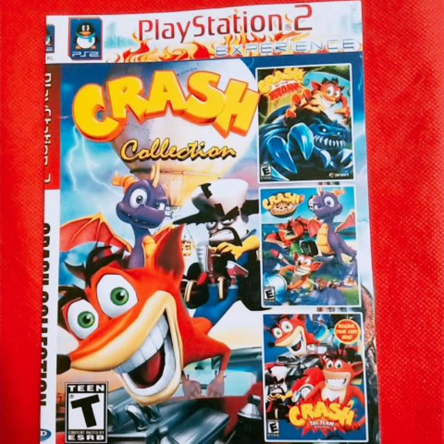 Murah meriah kaset PS 2 crash collection