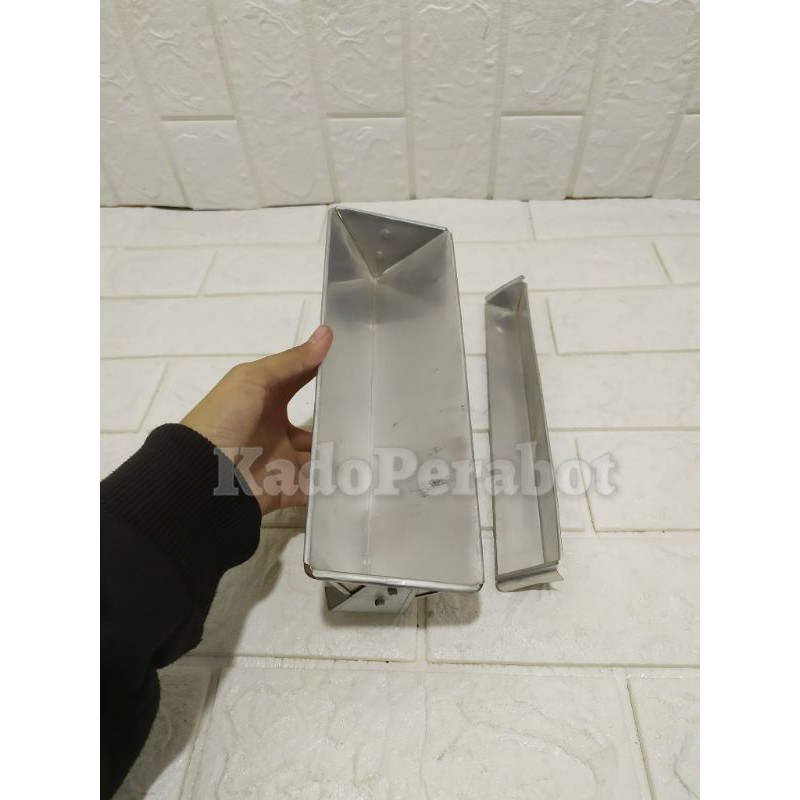 cetakan piramida puding susun - cetakan puding - cetakan agar alumunium