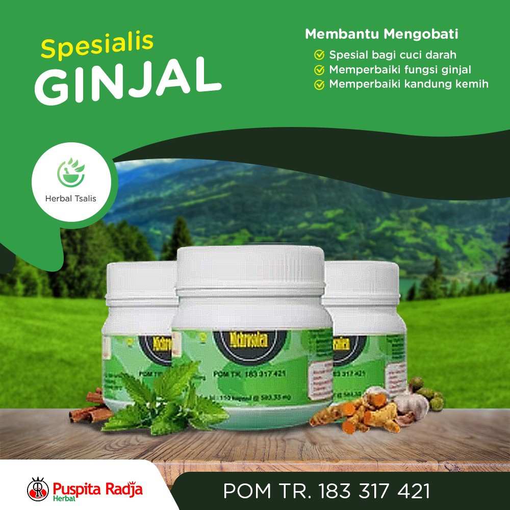 MICHROSOLEN OBAT GINJAL CUCI DARAH MEMPERBAIKI KANDUNG KEMIH PUSPITA RADJA HERBAL HASAN SABILAH