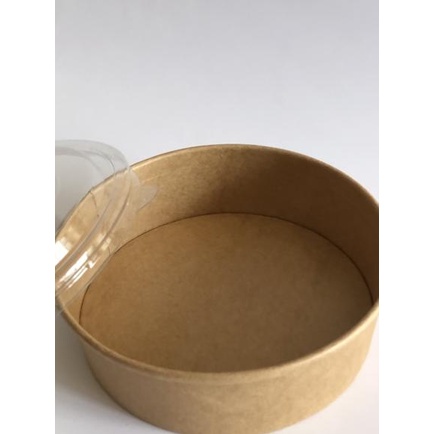 Garansi Hemat Brown Kraft Paper Bowl 500 ml (Isi 25 pcs) - Food Grade Kraft Bowl - Mangkok Kertas Coklat