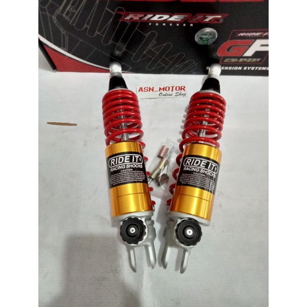 Shockbreaker Nmax lama, PCX Ride it GP NTR 1 Tabung Bawah  Ride it UK 330 Double Klik Atas Bawah  Berfungsi