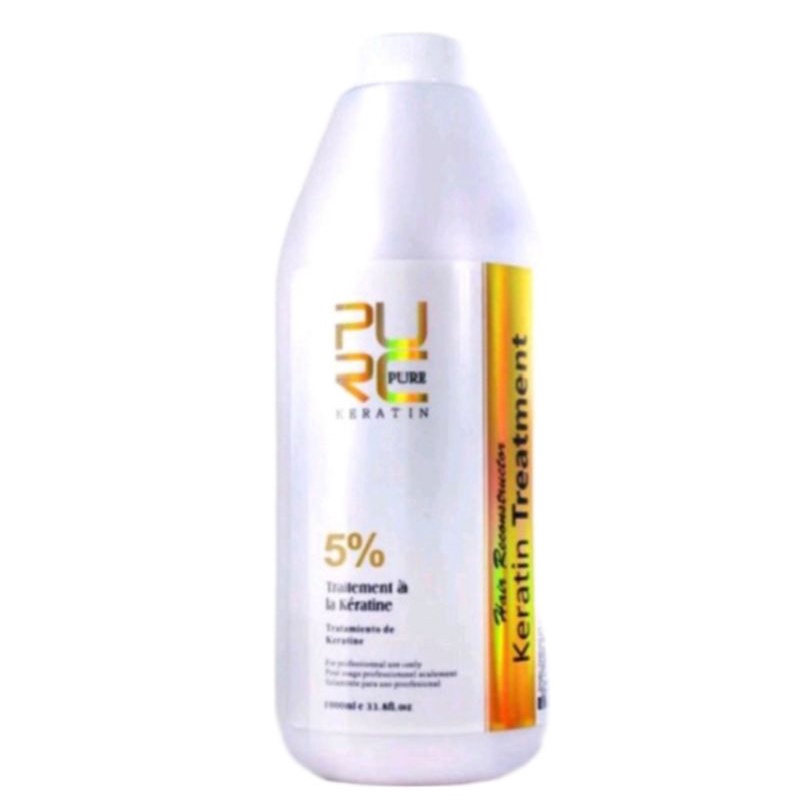Pelurus Rambut Keratin PURC 5% Hair Treatment Smoothing Pure Brazilian 300ml/1000ml beauty shop