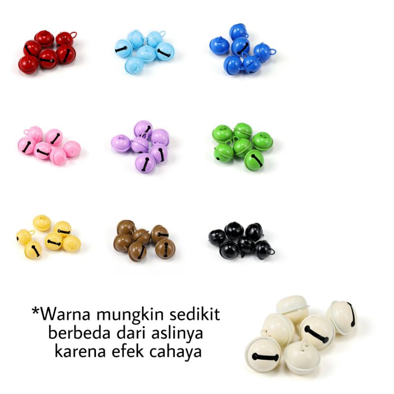 (PER PCS) Lonceng / Kerincingan / bell untuk Anjing/Kucing 22 mm / lonceng bagcharm/ gantungan lonce