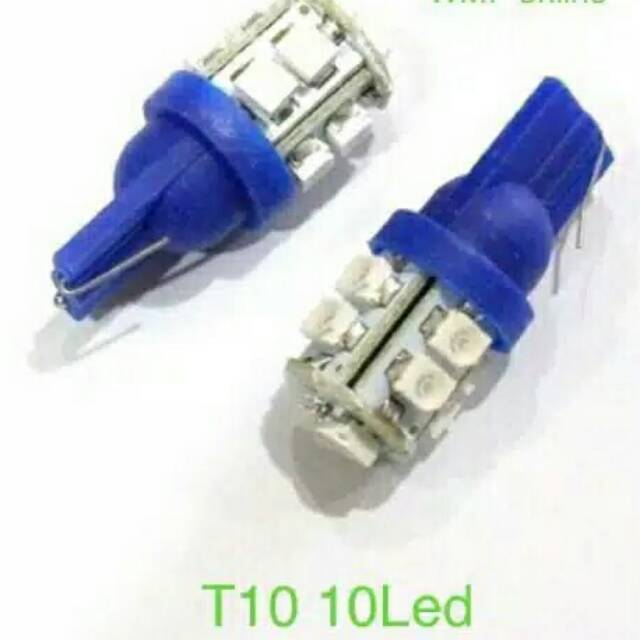 Lampu Senja Sen LED T10 Diam Motor Beat Mio M3 Vario Xeon SoulGT Vega Revo Jupiter Sepasang