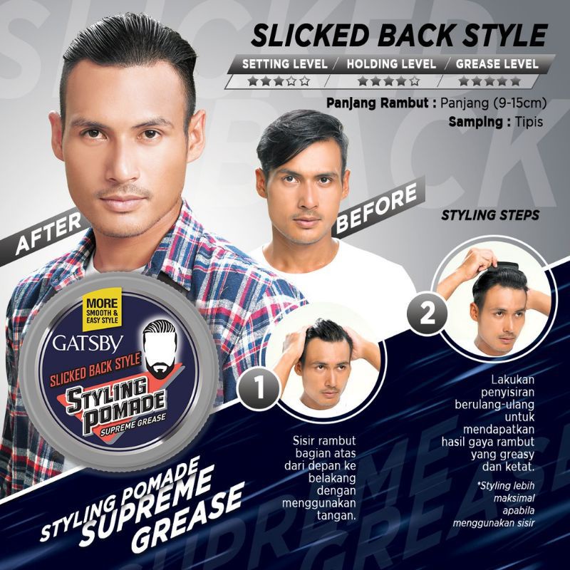 GATSBY STYLING POMADE 75gr