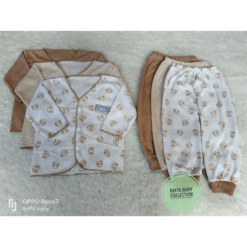 Paket 18pcs/9 stel baju bayi Newborn (seri coksu)