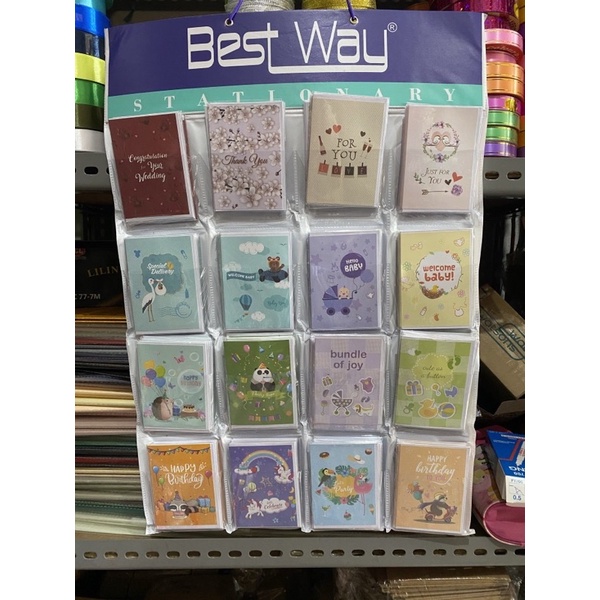 kartu ucapan / greeting card Bestway / baby born / birthday