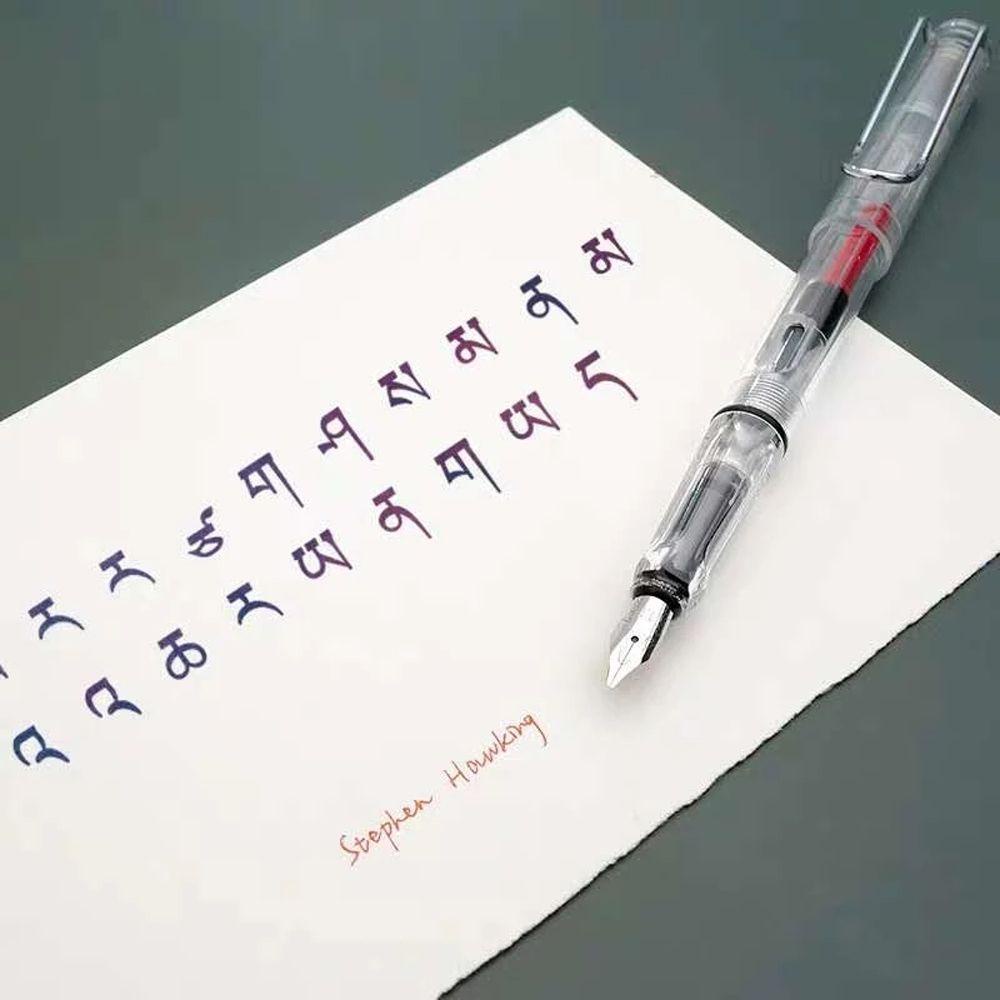 Lanfy Pulpen Tinta Kaliber Motif Bunga Gaya Gothic Tibet Untuk Stationery Sekolah