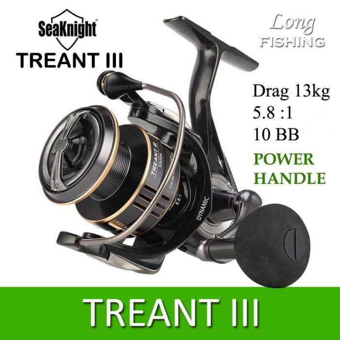 Reel Pancing SEAKNIGHT TREANT III Power Handle Max Drag 28lb