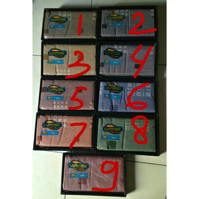 Sarung sapphire motif tetris