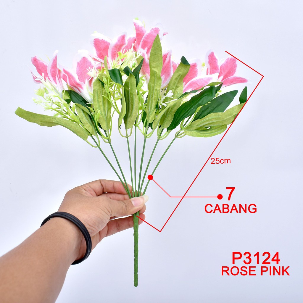 TIB  COD P3124  ( 1 KG BISA 23 PCS ) BUNGA DEKORASI /BUNGA BUKET / BUNGA ARTIFISIAL BUNGA HIAS-2