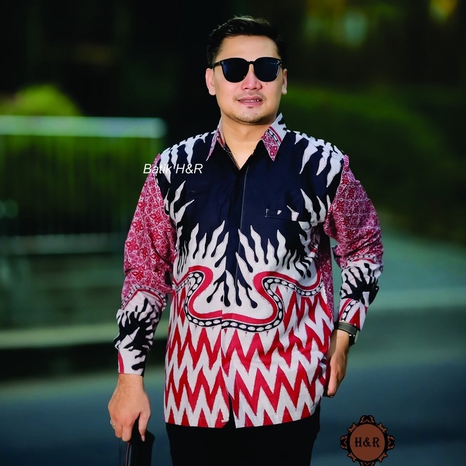 Baju Batik Pria Lengan Panjang Kemeja Batik Pria Batik Premium Kemeja Cowok Batik modern Baju Pria