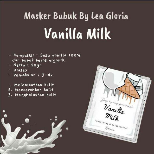 Masker Organik by LEA Gloria | Masker Bubuk by LEA Gloria Travel Size 10-20 gr BPOM