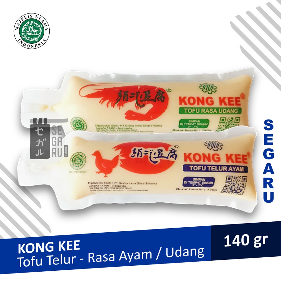 

KONG KEE Tahu Jepang | Kongkee Tofu Telur Rasa Ayam Udang Halal 140gr