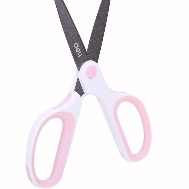 

♫ Deli 6054 Gunting-Soft-touch Teflon Effortless Scissors 175mm ☟