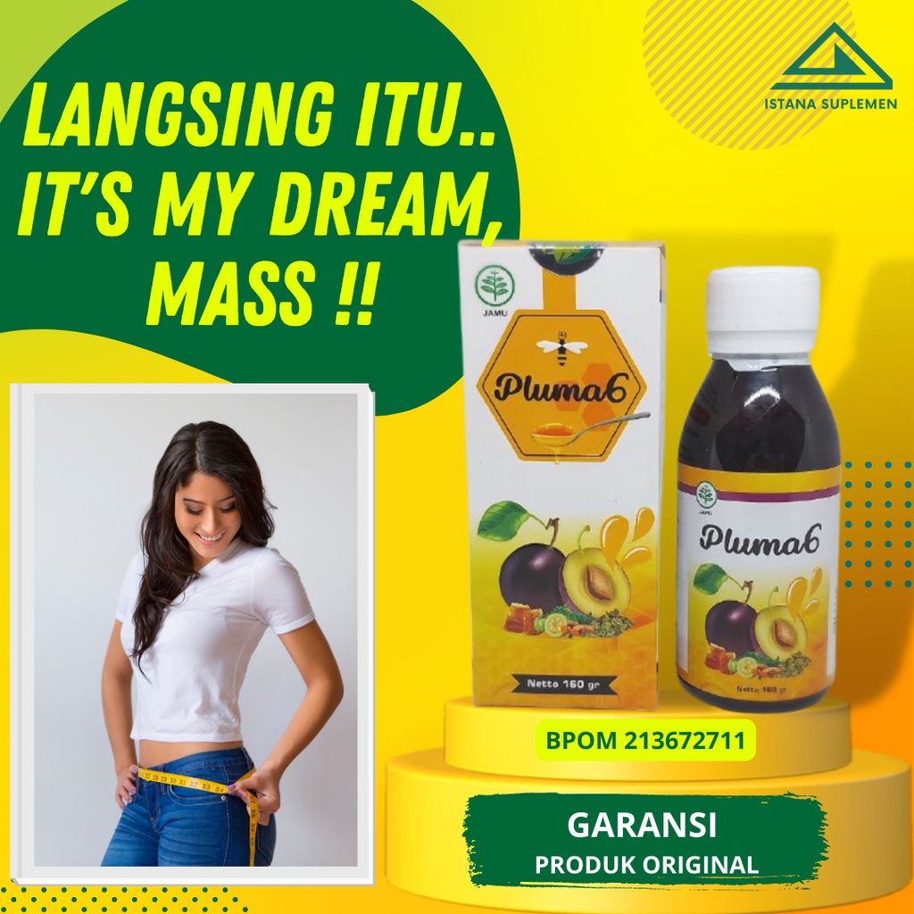 Madu Diet Pelangsing Badan BPOM Pluma6 Obat Diet Herbal Ampuh Original Slimty Pelangsing Diet Detox 