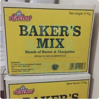 

Ready Bakers Mix 1kg Repack Baker's Mix Anchor Blend Butter Margarine Mentega Campuran Margarin Import Kualitas Terjamin