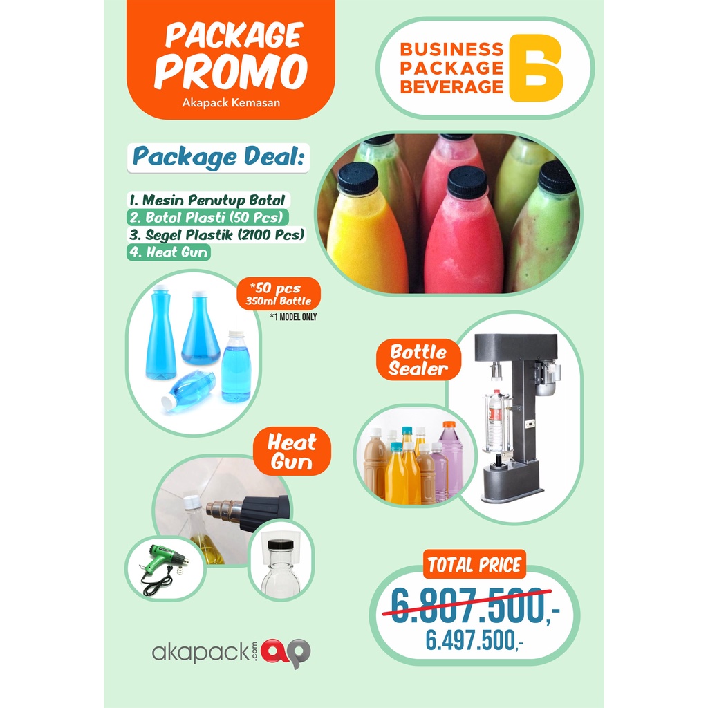 Paket Usaha  Minuman botol / Bussiness Package Beverage Promo