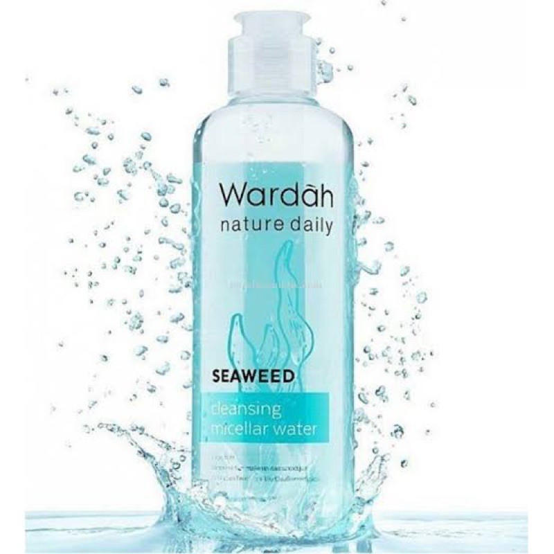 `ღ´ PHINKL `ღ´ ᘺᗩᖇᕲᗩᕼ Wardah Micellar water seaweed 100 ml / 240 ml remover kulit sensitif