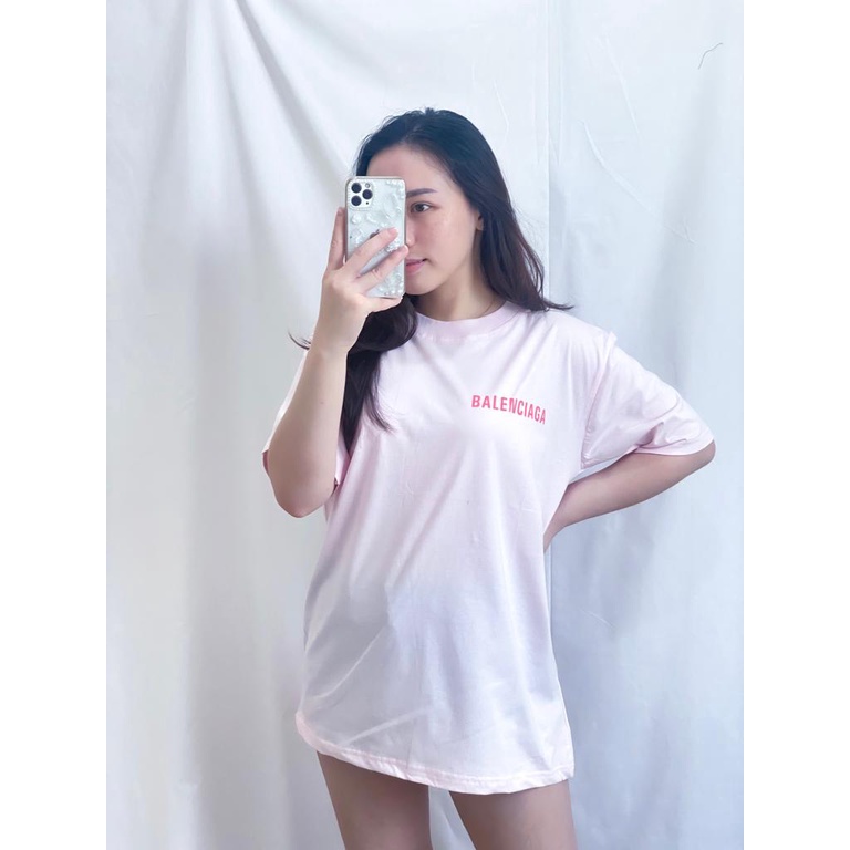 INFINITEE - Kaos Oversize Wanita Atasan Wanita Jumbo Bahan Cotton Combed 30s