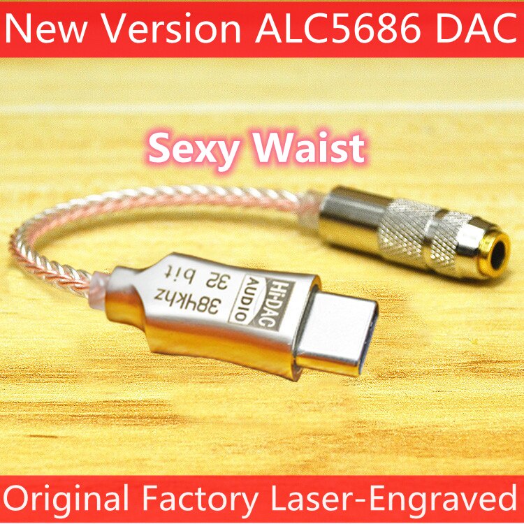 USB Type-C To 3.5mm Jack Audio Adapter Portable HIFI DAC Headphone Amplifier Decoder Converter For Andoid Win10 Ipad ES9280c