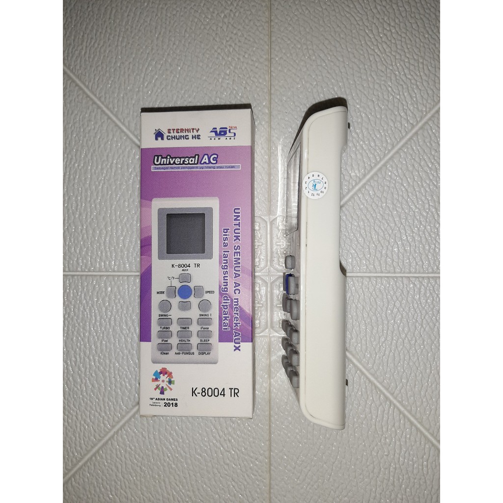 Remot Remote AC AUX Standard Multi UniversalType K 8004 tanpa setting