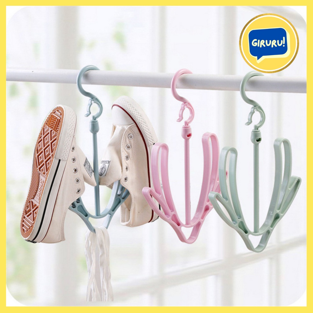 GANTUNGAN JEMURAN SEPATU FLEKSIBLE / HANGER SEPATU/ HANGER PAKAIAN / HANGER SEPATU / GANTUNGAN SEPATU SANDAL / HANGER PAKAIAN / SHOE HANGER PVC / Hanger Sepatu U / Gantungan Jemuran Serbaguna Sepatu Sandal / Hanger Sepatu Multifungsi / Shoes Hanger Lentur