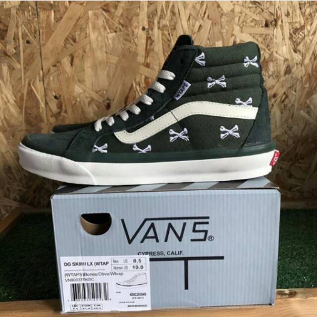 Vans sk8 hi wtaps green