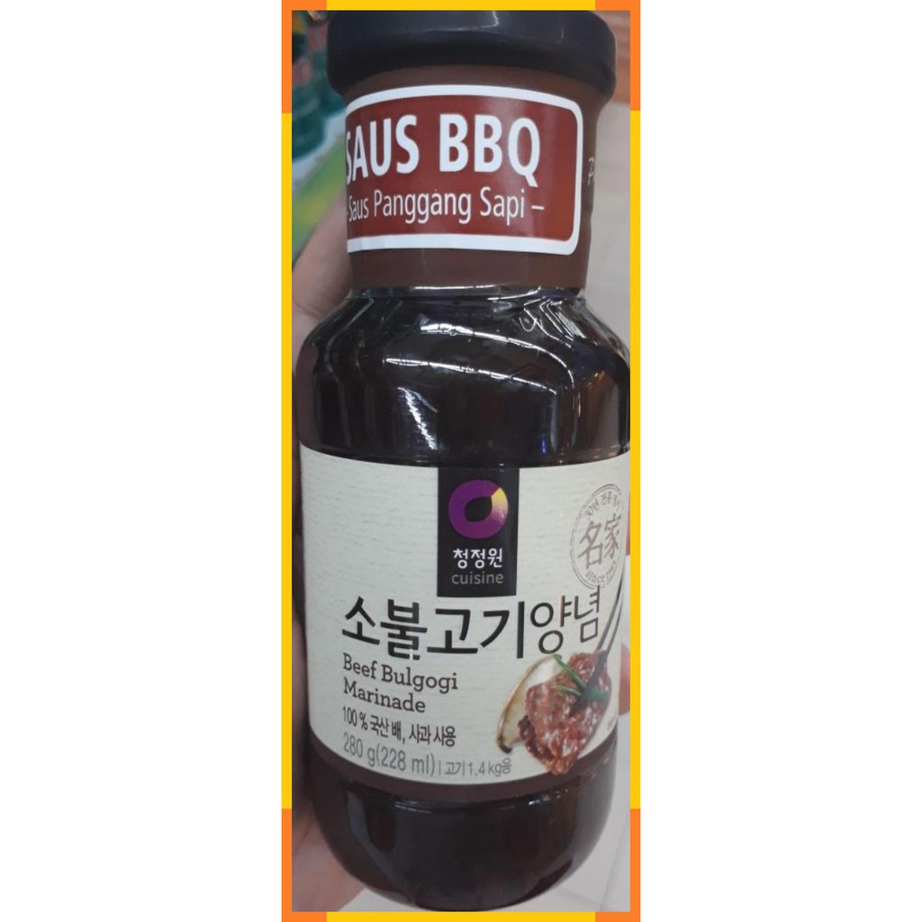 

Daesang chung jung one beef bulgogi marinade 280 gram