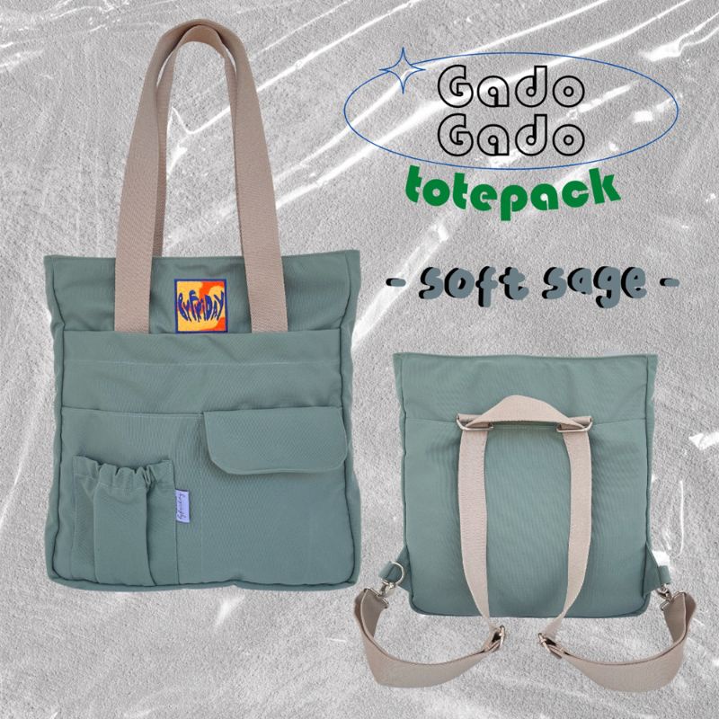 Preloved like new Gado-Gado 2in1 totepack