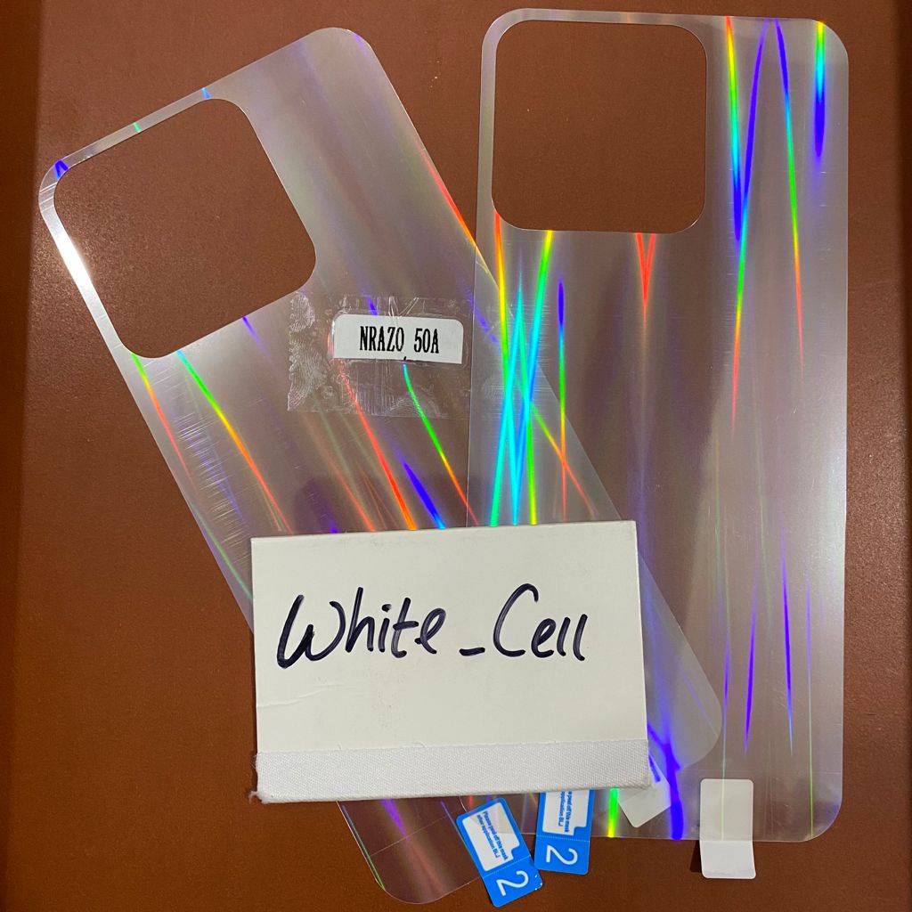 REALME NARZO 50A NARZO 50i BACK SKIN AURORA CLEAR GARSKIN ANTI GORES BELAKANG TRANSPARAN D2